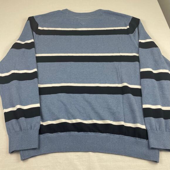 Tommy Hilfiger Men's Striped Crew Neck Knit Sweater, Size XL - Picture 6 of 7